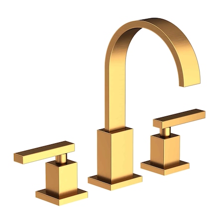 Newport Brass Widespread Lavatory Faucet in Satin Gold (Pvd) 2040-24S